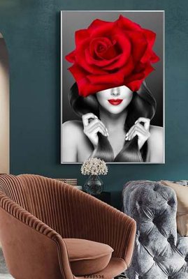 File ảnh File tranh hiện đại pha lê gương KF80536 (gốc) in biển hiệu