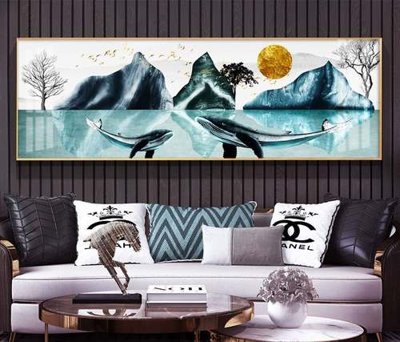 File PSD File tranh hiện đại pha lê gương KF80545 (bản gốc) độ phân giải cao