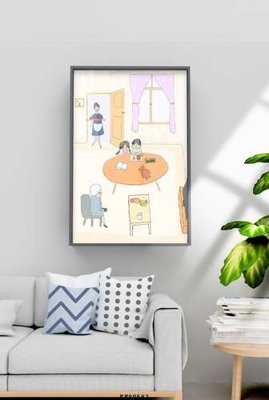 File in lụa File tranh hiện đại pha lê gương KF80582 (phong cảnh) File tranh hiện đại pha lê gương KF80582