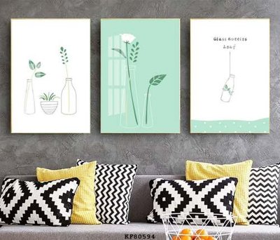 File tranh File tranh hiện đại pha lê gương KF80594 (bản gốc) in lụa 5D