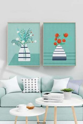 File gốc File tranh hiện đại pha lê gương KF80628 (in tráng gương) nghệ thuật