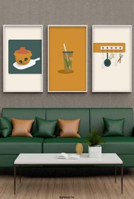 File ảnh File tranh hiện đại pha lê gương KF80676 (gốc) cho trang trí nhà hàng