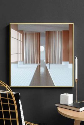 File gốc File tranh hiện đại pha lê gương KF80679 (chuẩn màu) cho in offset