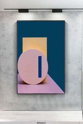 Hình ảnh file gốc in trần nhà File tranh hiện đại pha lê gương KF80697