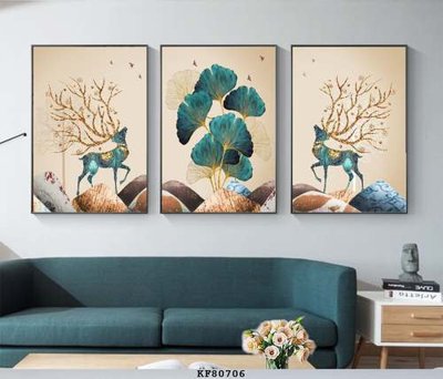 File ảnh File tranh hiện đại pha lê gương KF80706 (gốc) in standee