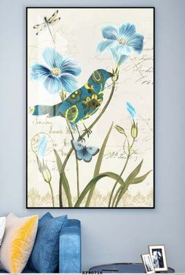 File ảnh File tranh hiện đại pha lê gương KF80718 (gốc) trang trí khách sạn