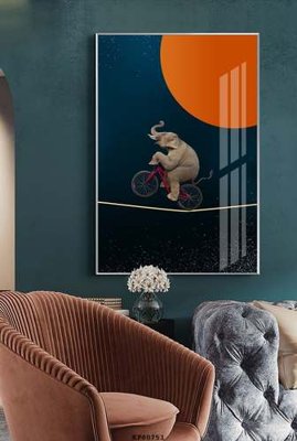 File in mica File tranh hiện đại pha lê gương KF80751 (bản gốc) siêu trong