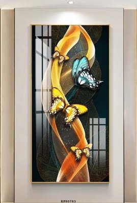 File in mica File tranh hiện đại pha lê gương KF80783 (ảnh gốc) đẹp