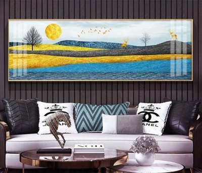 File tranh File tranh hiện đại pha lê gương KF80796 (ảnh gốc) in trần 3D