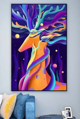 Download file File tranh hiện đại pha lê gương KF80814 (gốc) in mica ốp bếp