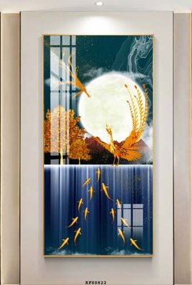 Tải file File tranh hiện đại pha lê gương KF80822 (ảnh gốc) 300dpi File tranh hiện đại pha lê gương KF80822