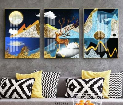 Tải file tranh File tranh hiện đại pha lê gương KF80851 (gốc) tại Filetranh.com