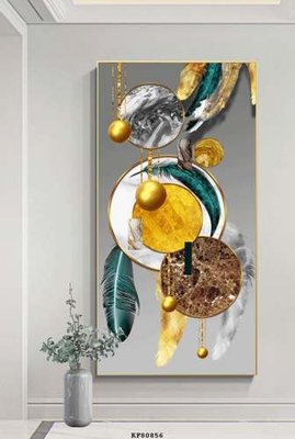 Tải file File tranh hiện đại pha lê gương KF80856 (gốc) làm file thiết kế