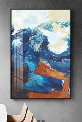 File tranh File tranh hiện đại pha lê gương KF80859 (ảnh gốc) in trần nhà