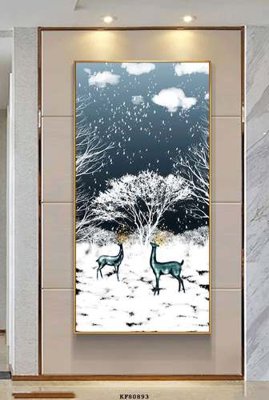 File gốc File tranh hiện đại pha lê gương KF80893 (chủ đề hiện đại) trang trí