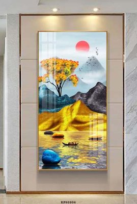 Tải xuống file tranh gốc File tranh hiện đại pha lê gương KF80906 (PSD/TIFF)