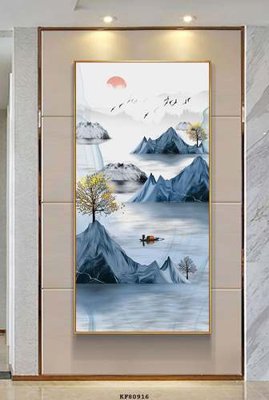 Hình ảnh file gốc File tranh hiện đại pha lê gương KF80916 (chất lượng cao)