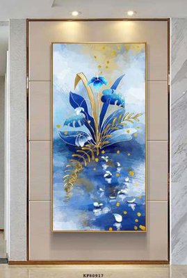 File gốc File tranh hiện đại pha lê gương KF80917 (ảnh chi tiết) để in ấn