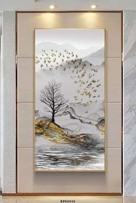 Download file ảnh gốc File tranh hiện đại pha lê gương KF80936 để in ấn