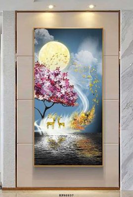 Tải file File tranh hiện đại pha lê gương KF80937 (gốc) in trên mọi chất liệu