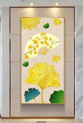 File tranh gốc File tranh hiện đại pha lê gương KF80954 chủ đề hiện đại