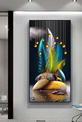 Mua file gốc File tranh hiện đại pha lê gương KF80966 (chất lượng) tại Filetranh.com