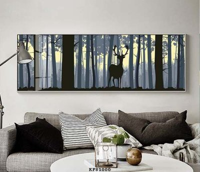 File gốc File tranh hiện đại pha lê gương KF81000 (trang trí) phòng ngủ