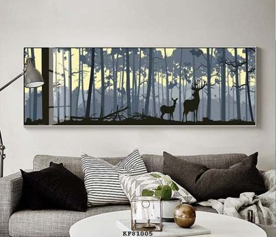 Chi tiết file ảnh File tranh hiện đại pha lê gương KF81005 sắc nét