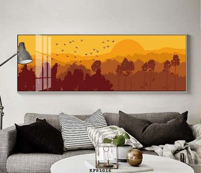 File gốc in ấn File tranh hiện đại pha lê gương KF81016 độ phân giải cao