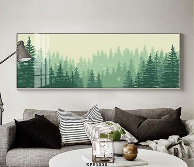 File gốc File tranh hiện đại pha lê gương KF81030 (in lụa) tranh thuận buồm