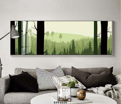 File PSD File tranh hiện đại pha lê gương KF81035 (bản gốc) đã tách nền