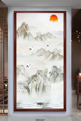 File ảnh File tranh hiện đại pha lê gương KF81067 (gốc) in standee