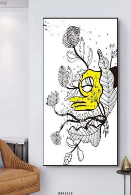 File gốc File tranh hiện đại pha lê gương KF81119 (in tráng gương) hiện đại