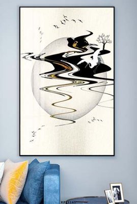 File ảnh File tranh hiện đại pha lê gương KF81145 (gốc) in Hiflex