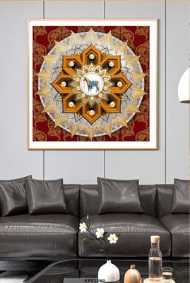 File tranh gốc File tranh hiện đại pha lê gương KF81180 (bản quyền) độc đáo