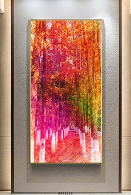 File tranh File tranh hiện đại pha lê gương KF81210 (bản gốc) in lụa 3D