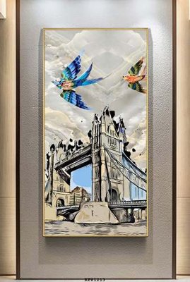 Tải file File tranh hiện đại pha lê gương KF81213 (gốc) để in ấn ngay