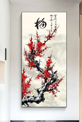 File in trần File tranh hiện đại pha lê gương KF81215 (bản gốc) 5D