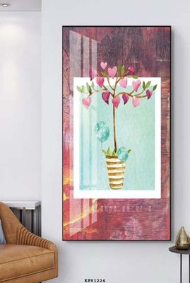 File gốc File tranh hiện đại pha lê gương KF81224 (in ấn) không giới hạn