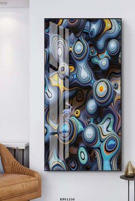 File tranh File tranh hiện đại pha lê gương KF81230 (bản gốc) trang trí văn phòng