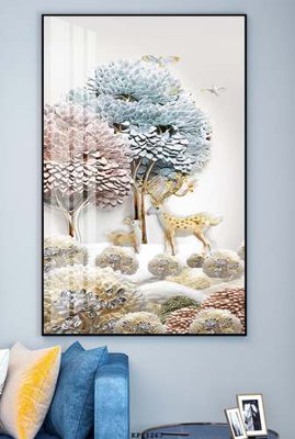 Tải file gốc File tranh hiện đại pha lê gương KF81267 (bản PSD) gốc