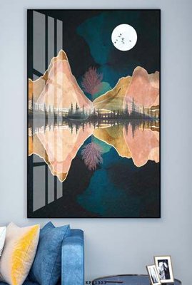 File ảnh gốc File tranh hiện đại pha lê gương KF81303 không vỡ nét