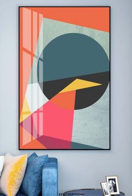 File in ấn File tranh hiện đại pha lê gương KF81308 chuyên nghiệp