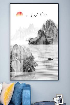 File tranh File tranh hiện đại pha lê gương KF81330 (bản gốc) in lụa dán tường