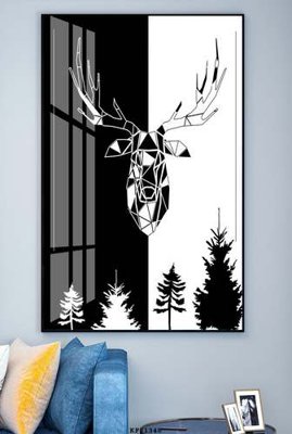 File gốc File tranh hiện đại pha lê gương KF81348 (dành cho quảng cáo)