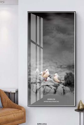 Tải file File tranh hiện đại pha lê gương KF81354 (gốc) làm tranh treo tường