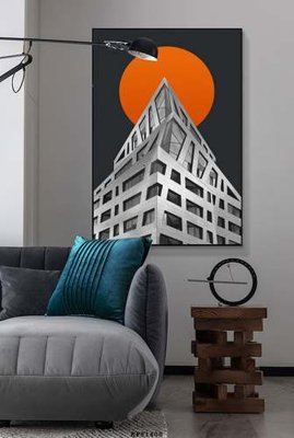 Download file File tranh hiện đại pha lê gương KF81408 (gốc) in mica bàn thờ