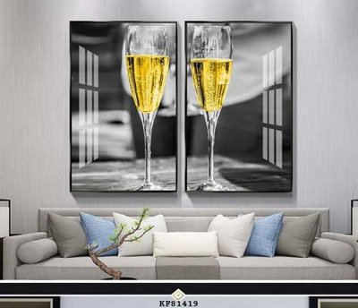 Download file gốc File tranh hiện đại pha lê gương KF81419 (in mica) 3D