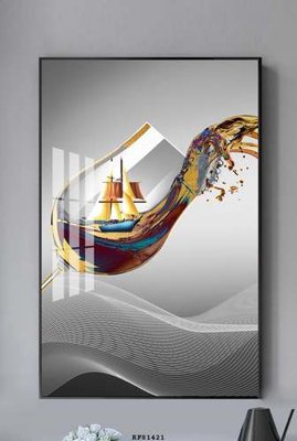 Tải file gốc File tranh hiện đại pha lê gương KF81421 (in không vỡ ảnh)