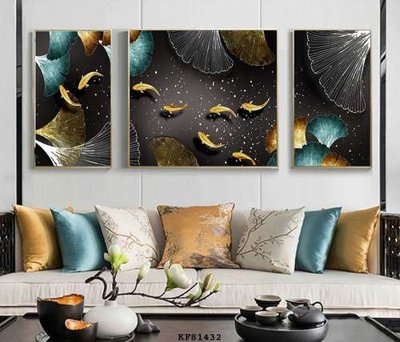 File in trần File tranh hiện đại pha lê gương KF81432 (bản gốc) trời sao